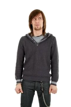 Thoughtful man Stock Photos