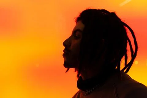 Thoughtful man in studio Stock Photos