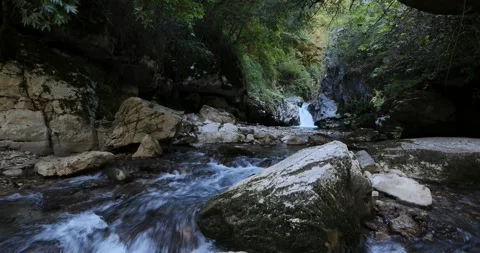 Thoughts on the flow of water in streams and other stream things. Mountain La Stock Footage 139592558