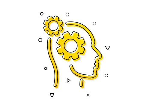 Thoughts icon. Teamwork sign. Core value. Vector Illustrazione stock