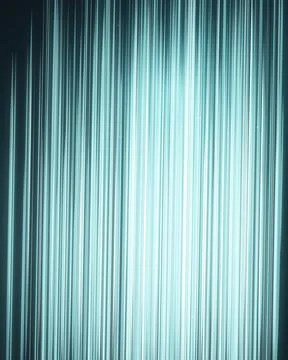 Thousands of fine turquoise lines form a radiant vertical field, blending c.. Stock Illustration