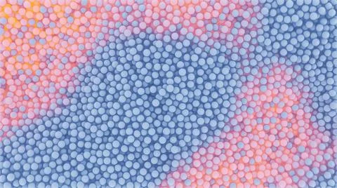 Thousands of particles forming an abstract background with a space for a text Stock-Fotos