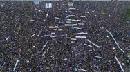 Thousands Of People Protest Against Any Greek Compromise On The Name Dispute  Stock Footage