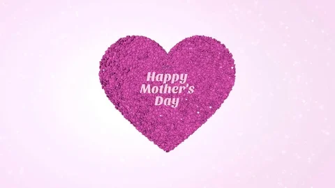 Thousands Pink 3D Hearts Stock Footage 72248798