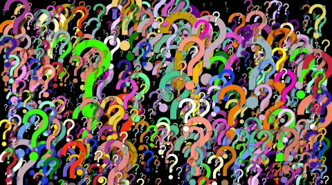 Thousands of Questions 스톡 동영상 776447