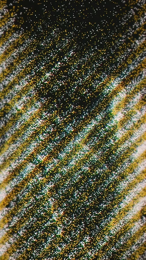 Thousands of tiny white and gold lights glitter and move Vidéo 330181584