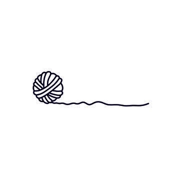 Thread ball Stock Illustration