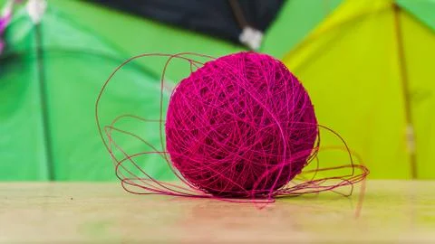 Thread ball for makar sankranti. Stock Photos