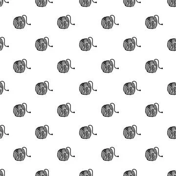 Thread ball seamless pattern for textile craft background Stock Illustration