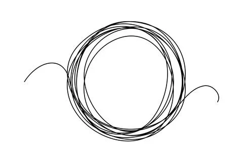 Thread, ball, vector, bobbin, concept, logo Stock Illustration