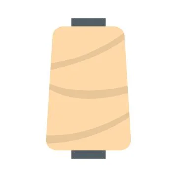 Thread coil semi flat color vector object イラスト素材