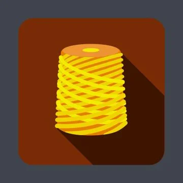 Thread concept background, cartoon style Stock Illustration