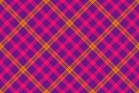 Thread fabric check texture, bedding pattern vector tartan. Fluffy plaid te.. Stock Illustration