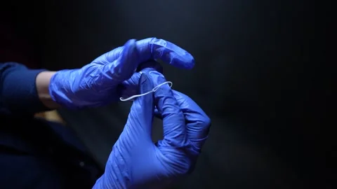 Thread Handling Technique Stock Footage 316914430