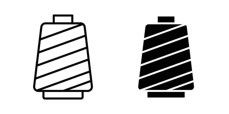 Thread icon vector design. EPS10 Illustrazione stock