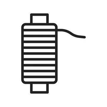 Thread icon vector image. Suitable for mobile apps, web apps and print media. イラスト素材