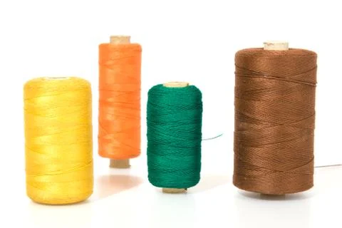 Thread isolated on a white background Foto stock