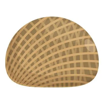 Thread jute icon cartoon vector. Natural knot Stockillustratie