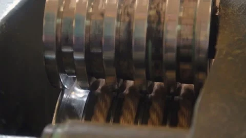 Thread production machine Stock Footage 137771765