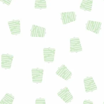 Thread roll textile glyph seamless pattern 库存插图