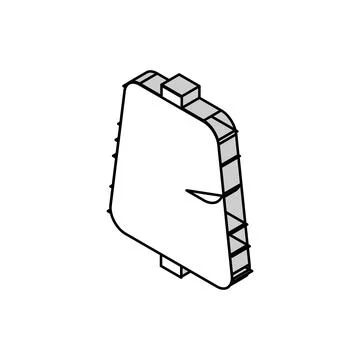 Thread roll textile isometric icon vector illustration Stock Illustration