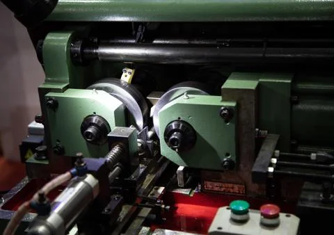 Thread rolling machine 写真素材