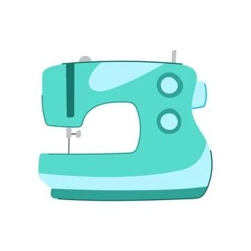 Thread sew machine cartoon vector illustration イラスト素材
