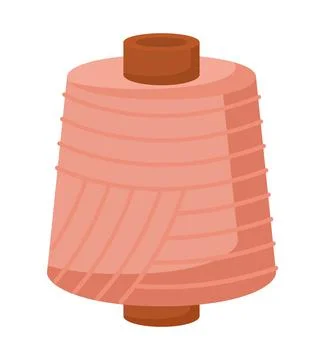 Thread spool illustration Illustrazione stock