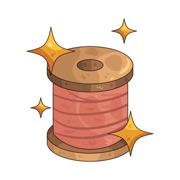 Thread Spool illustration 库存插图