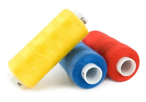 Thread spools Stock Photos