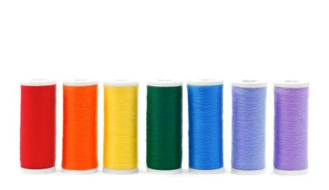 Thread spools Stock Photos