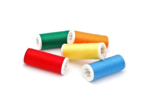 Thread spools Stock Photos