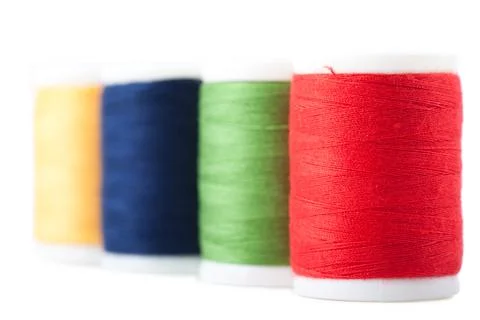 Thread spools Stock Photos