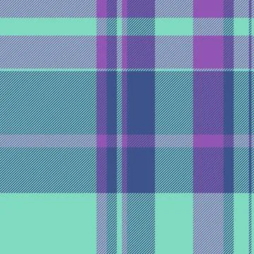 Thread texture check textile, throw fabric pattern background. Full plaid v.. Illustrazione stock