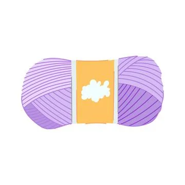 Thread yarn wool cartoon vector illustration Stock Illustration