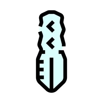 Threaded fastener screw bolt icon vector illustration 스톡 일러스트