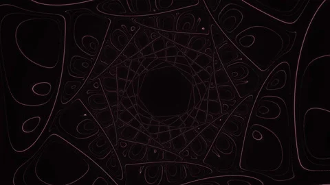 Threaded Fine Lines Embroidery Pattern Mask Stock Footage 139736457