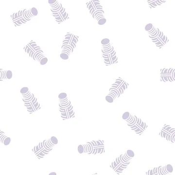 Threaded fittings glyph seamless pattern Stock Illustration