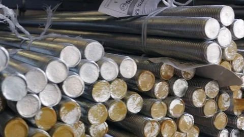 Threaded Rods Stock Footage 77024299