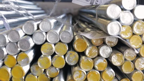 Threaded Rods Stock Footage 77024346