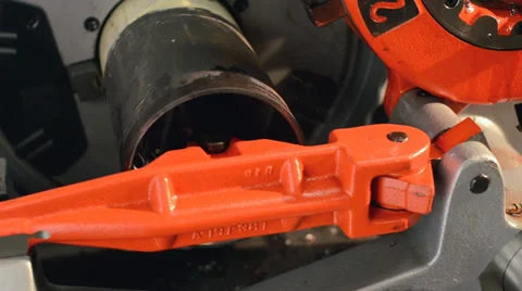 Threading machine 스톡 동영상 33460647