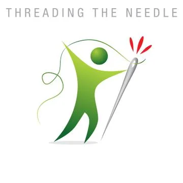 Threading The Needle Stock Illustration