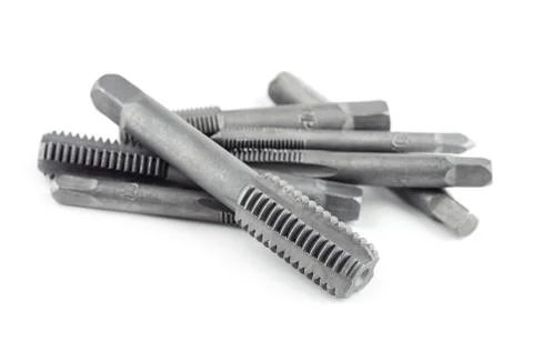 Threading taps Stock-Fotos