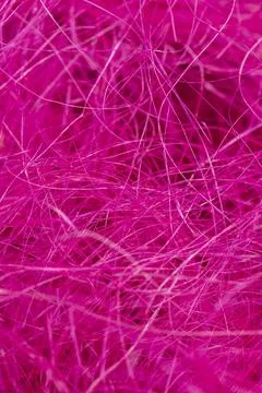 Threads for creativity, artificial threads dyed red for decorative work and.. Stock Photos