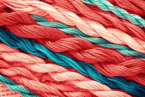 Threads for embroidery Stock Photos