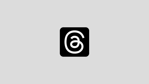Threads logo reveal, Meta Instagram Twitter App, Threads Instagram app, Social Stock Footage 245501920