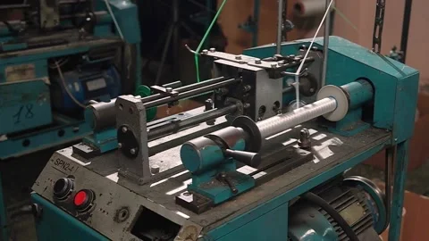 Threads Machine Production Stock Footage 137771940