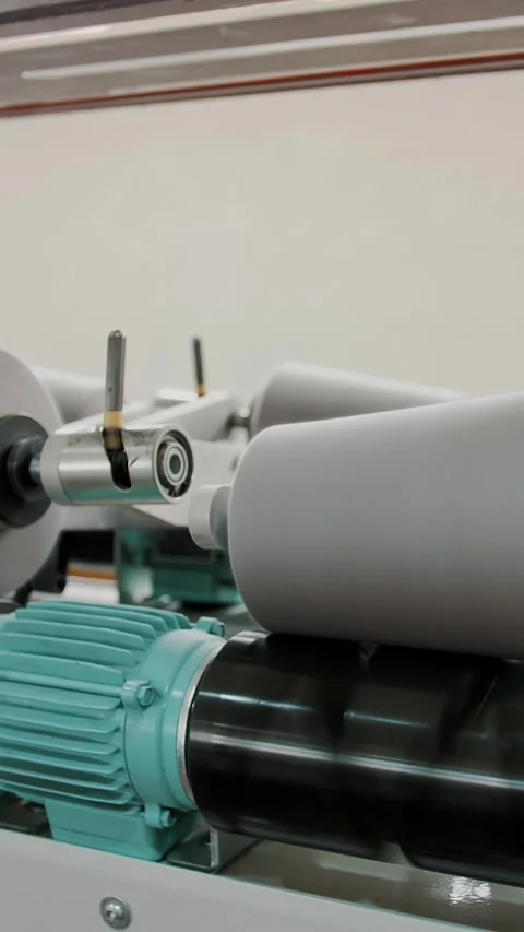 Threads production. Textile factory. Spinning production. Yarn making processes. Stock Footage 316986692