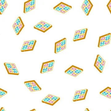 Threads set isometric icon vector sign illustration Stock Illustration