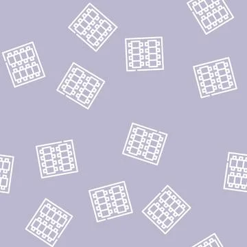 Threads set line icon vector black illustration Stock Illustration